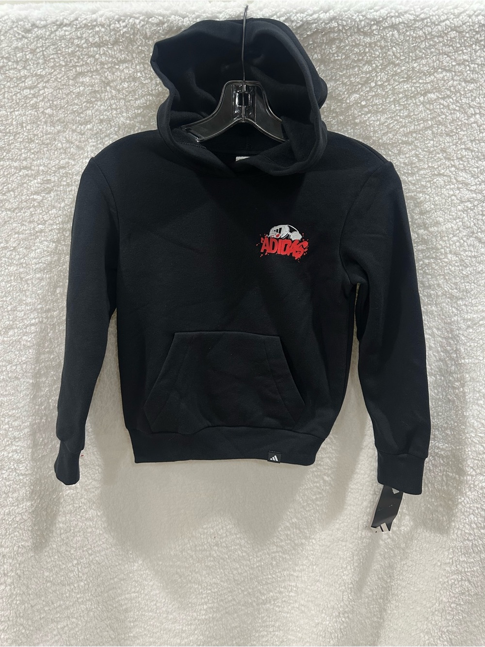 Boy’s Black Adidas Sweatshirt Hoodie